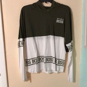 Hoodie long sleeve tee